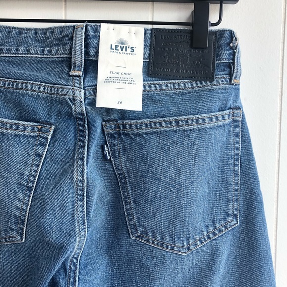 NWT Levi’s Made & Crafted Slim Crop Jeans - Picture 4 of 5
